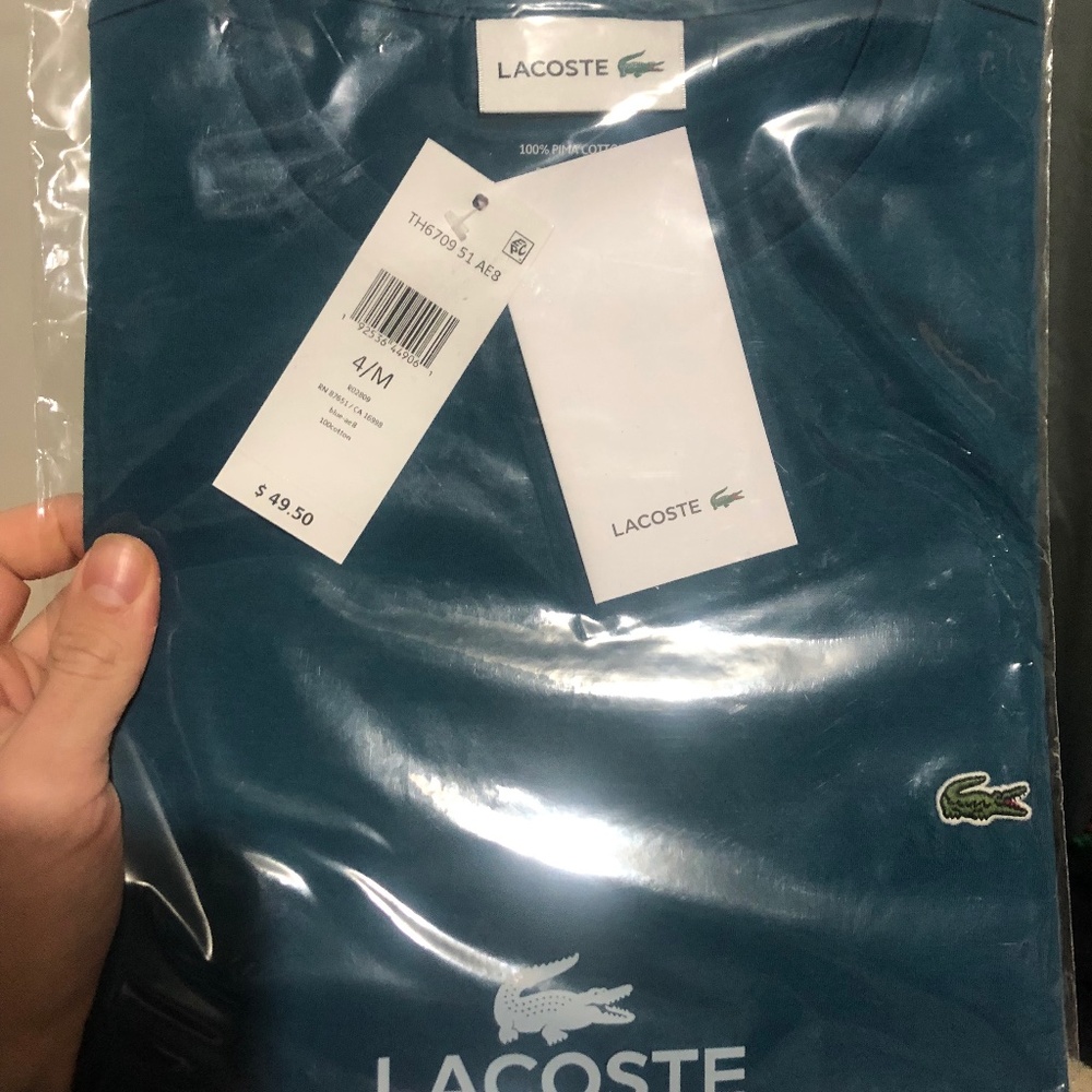 Lacoste Shirt Medium Mens
